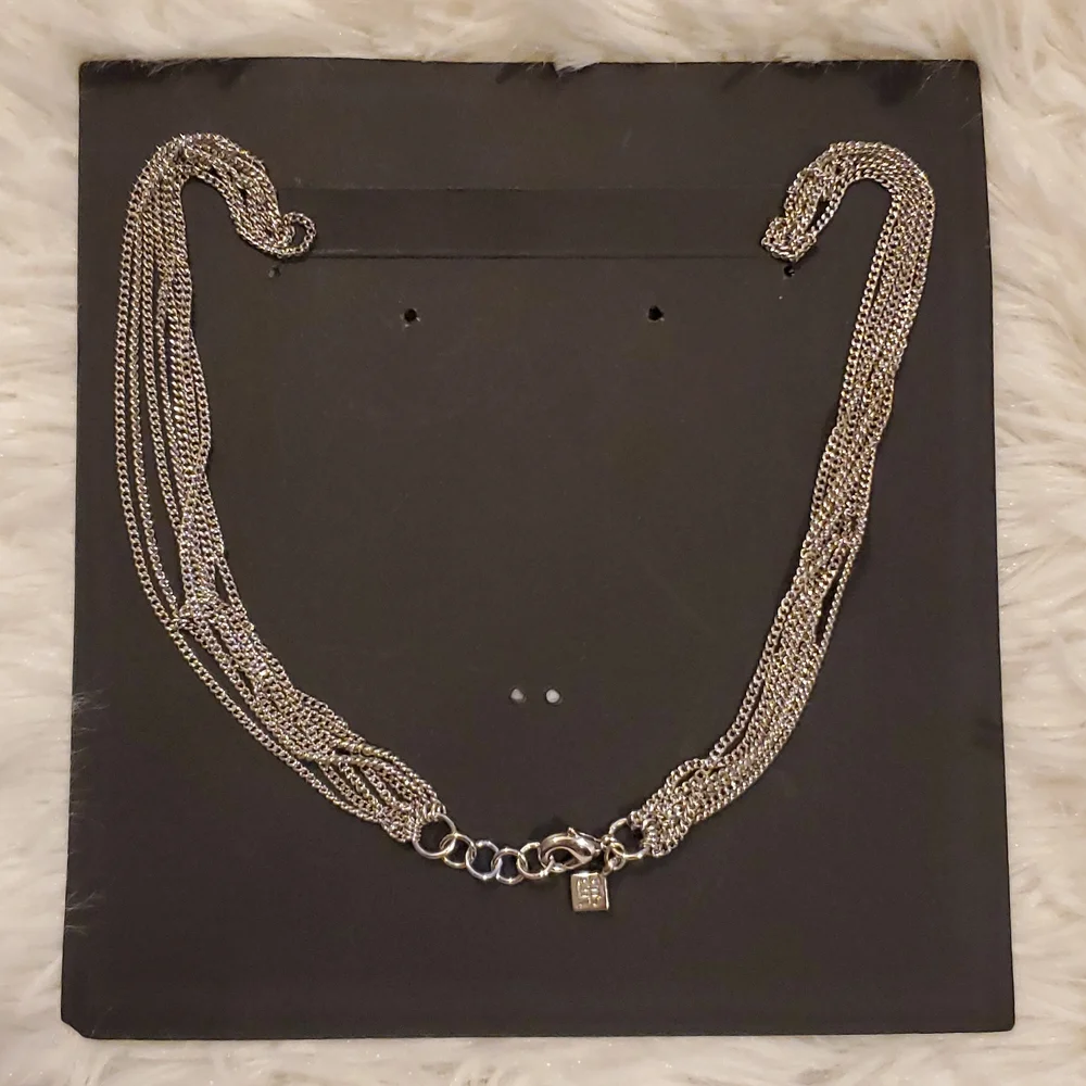 Banana Republic Silver Dangling Necklace - Picture 3 of 9